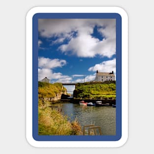 September Sunshine at Seaton Sluice Sticker